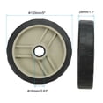 thumbnail image 2 of Uxcell 5" Universal Air Compressor Wheel with 0.63" Hole for Easy Mobility, Beige, 2 of 5