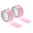 thumbnail image 1 of Unique Bargains Bandes Statiques Antiadhésives 2 Po X 49 Pi, 2 Rouleaux de Ruban Adsorbant Électrostatique, Rose, 1 of 6
