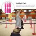 thumbnail image 3 of OULII Travel Luggage Tags Rosy, Durable and Wear-Resistant with Portable Clasp 3Pcs, 3 of 9