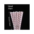 thumbnail image 4 of 25pcs Disposable Paper Straws, Valentine'S Day Series, Colorful & Cute, Perfect For Decorating Desserts And Pastries At Parties, 4 of 5