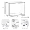 thumbnail image 2 of Caja expositora acrílica LXLXXL de plástico transparente con tapa, paquete de 5, 2 of 6