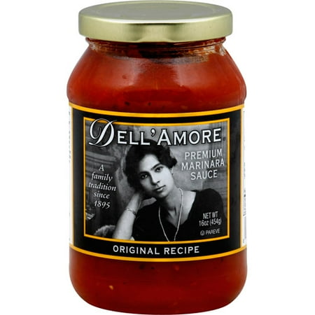 Dell'Amore Original Premium Marinara Sauce, 16 oz, (Pack of 12)