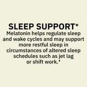 (3 pack) Spring Valley Non GMO Melatonin Sleep Support Dietary Supplement Gummies, Strawberry, 5 mg, 120 Count