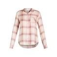 thumbnail image 2 of Time and Tru Women's Soft Button Up Shirt with Long Sleeves, Sizes XS-XXXL, 2 of 3