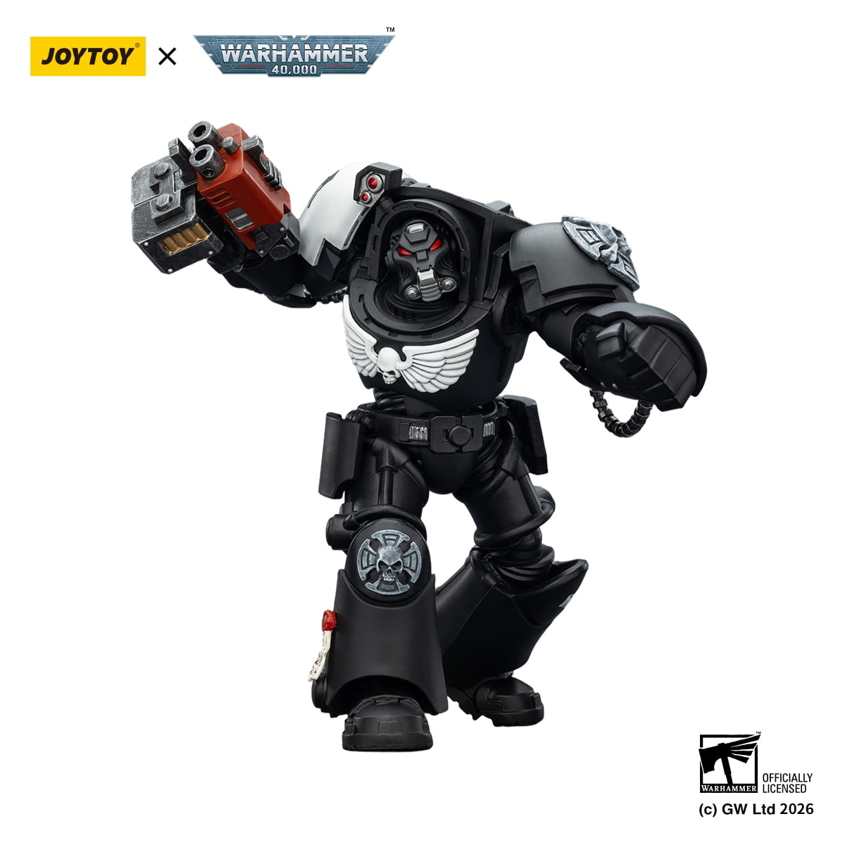 [IN STOCK] JOYTOY Warhammer 40K 1/18 Action Figures Raven Guard Terminator 2 with Power Fist and Storm Bolter
