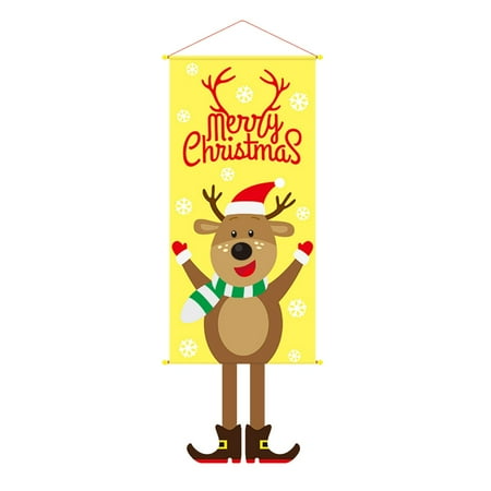 

Pianpianzi Christmas Paper Decorations for Home Mini Ball String Lights Christmas Wreath Christmas Snowman Garland Deer Christmas Tree Decoration Fabric Hanging Flag Pendant
