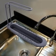 thumbnail image 6 of DECORNIJIA Kitchen Storage Rack Grey PP Sink Storage Rack Kitchen Organization 1Set, 6 of 8