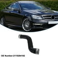 thumbnail image 3 of Manguera del radiador Unique Bargains para Mercedes-Benz E-Klasse W211 E220 CDI 2003-2009 No.2115284182 Manguera de goma negra 1 Pc, 3 of 6