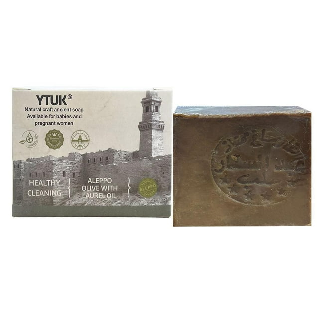 Jabón natural de laurel y aceite de oliva TQEHS Jabón artesanal de lujo 200g