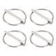 thumbnail image 1 of Uxcell 4Pcs Pasador de Lynch con Anillo (13/16" x 1-9/16") - Pasadores de Linch de Alta Resistencia, para Tractores de Granja, Camiones y Cortadoras de Césped, 1 of 7