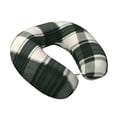 thumbnail image 2 of Travel Pillow Memory Foam, Head Neck Support Airplane Pillow For Traveling, Car, Home, Travel Neck Flight Pillow 12 Inches Springgreen Buffalo Plaid Check Tartan Scotland_41650_2, 2 of 8