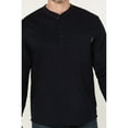 thumbnail image 3 of Hawx Work Gear Men's Fr Long Sleeve Pocket Henley - HXFRFA24K57-NVY, 3 of 4