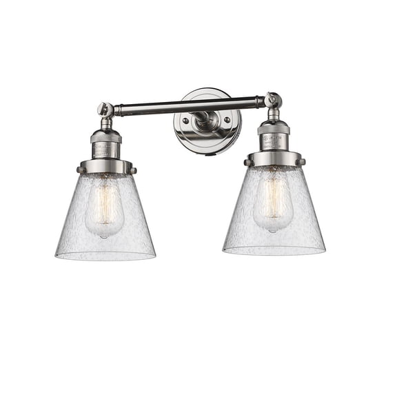 2 Light Vintage Dimmable Led Bathroom Fixture