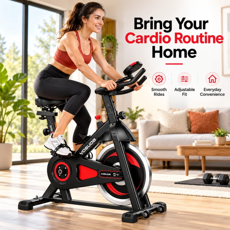 Yosuda Indoor Cycling Bike, 300 Lb Capacity photo 2