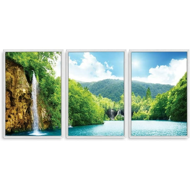 Wall26 Framed Modern Landscape Canvas Wall Art Scenery Photography