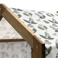 thumbnail image 5 of Scandinavian Pet House, Simplistic Foliage Composition Fresh Blossoming Plants of Spring, Outdoor & Indoor Portable Dog Kennel with Pillow and Cover, 5 Sizes, Olive Green and White, by Ambesonne, 5 of 5