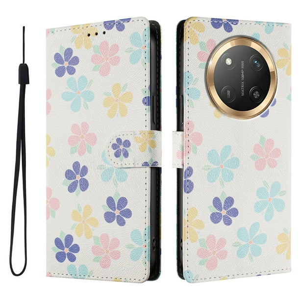 FOXDOCK Funda Tipo Cartera para Honor Magic 7 Lite con Soporte y Correa – Diseño de Patrones Lindos