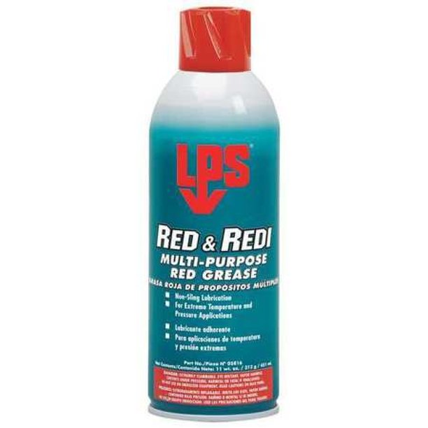 LPS 05816 16 oz. Multipurpose Grease Aerosol can Red