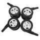thumbnail image 1 of Juego de 4 ruedas de repuesto para cochecitos y andadores de bebé. Accesorios universales para cochecitos y andadores. Ruedas giratorias de plástico., 1 of 7