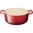 thumbnail image 2 of acdanc    of America Enameled Dutch Oven, 2.75 qt, Cerise Red Shallow Round Cocotte, 2 of 5