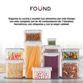 thumbnail image 4 of Set 42 Recipientes Hermeticos Found Juego 42 Contenedores Hermeticos de Plastico Para Alimentos y Almacenaje Refrigerar Microondas Topper Plastico 42 Recipientes Sellado Hermetico, 4 of 6