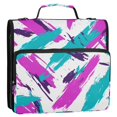 thumbnail image 5 of FORMRS Zipper Binder with Shoulder Strap 1.5-inch Ring 500 Sheet Capacity File Bag, Abstract Drawing, 5 of 5
