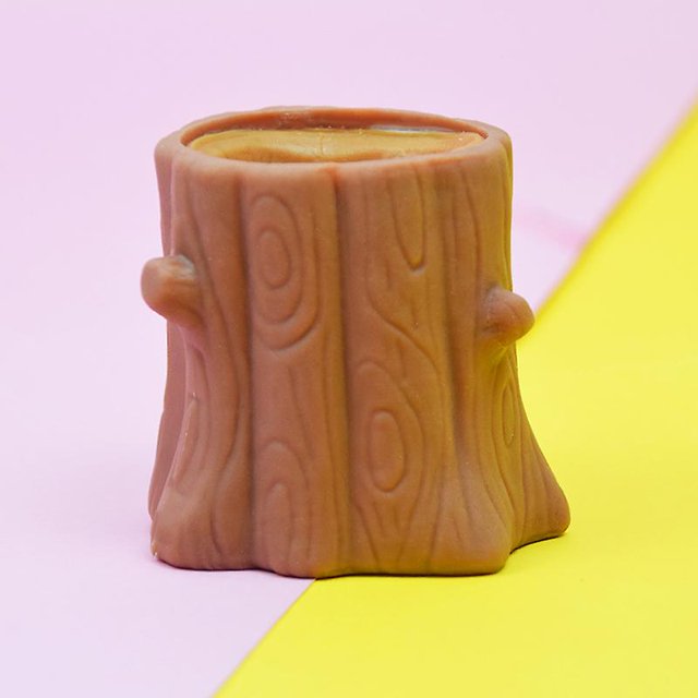 Juguetes para niños Squeeze Squirrel Evil Descompression Tree Stumps Rubber Fidget Toys