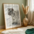 thumbnail image 6 of Siberian tiger cub close-up - Photography Tiger Wildlife Snow Animal Nature Winter Wilderness Unframed Wall Art Print 40 x 60 inches, 6 of 60
