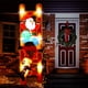 thumbnail image 4 of Decoración navideña inflable para exteriores, acogedor perro de Papá Noel de 9 pies, 4 of 7