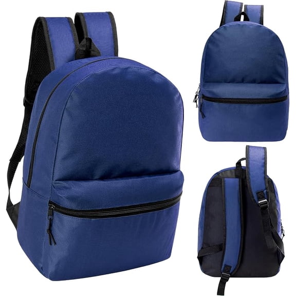 17" School Backpacks for Kids - Backpacks in Bulk for Elementary, Middle, and High School Students in Assorted Colors
