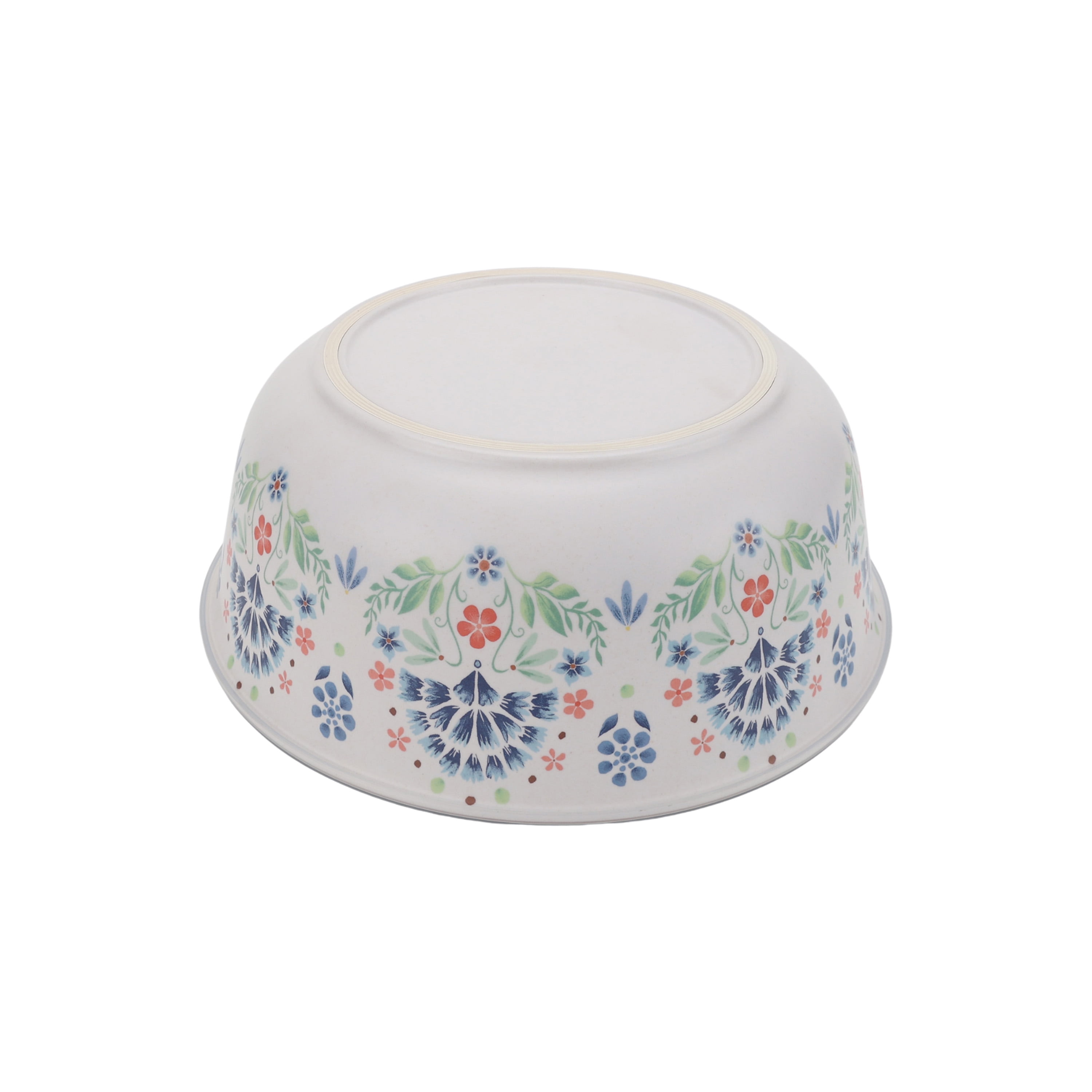 The Pioneer Woman Hattie 6-Piece Bamboo Melamine Bowl Set with Lids, Multicolor