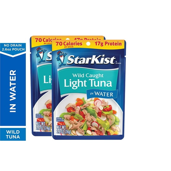 StarKist Chunk Light Tuna in Water, 2.6 Ounce (Pack of 2)