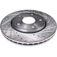 thumbnail image 6 of Detroit Axle - Front Brake Rotors for 2012-2021 Tesla S, 2016-2021 X, Drilled and Slotted Disc Brake Rotors 2013 2014 2015 2016 2017 2018 2019 2020 Replacement : 13.98" inch Rotors, 6 of 7