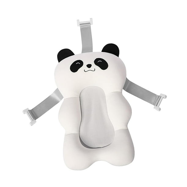 Cojín de baño para bebé, almohadilla para baño para bebé, soporte para baño infantil, almohadilla para asiento de baño para recién nacidos. blanco