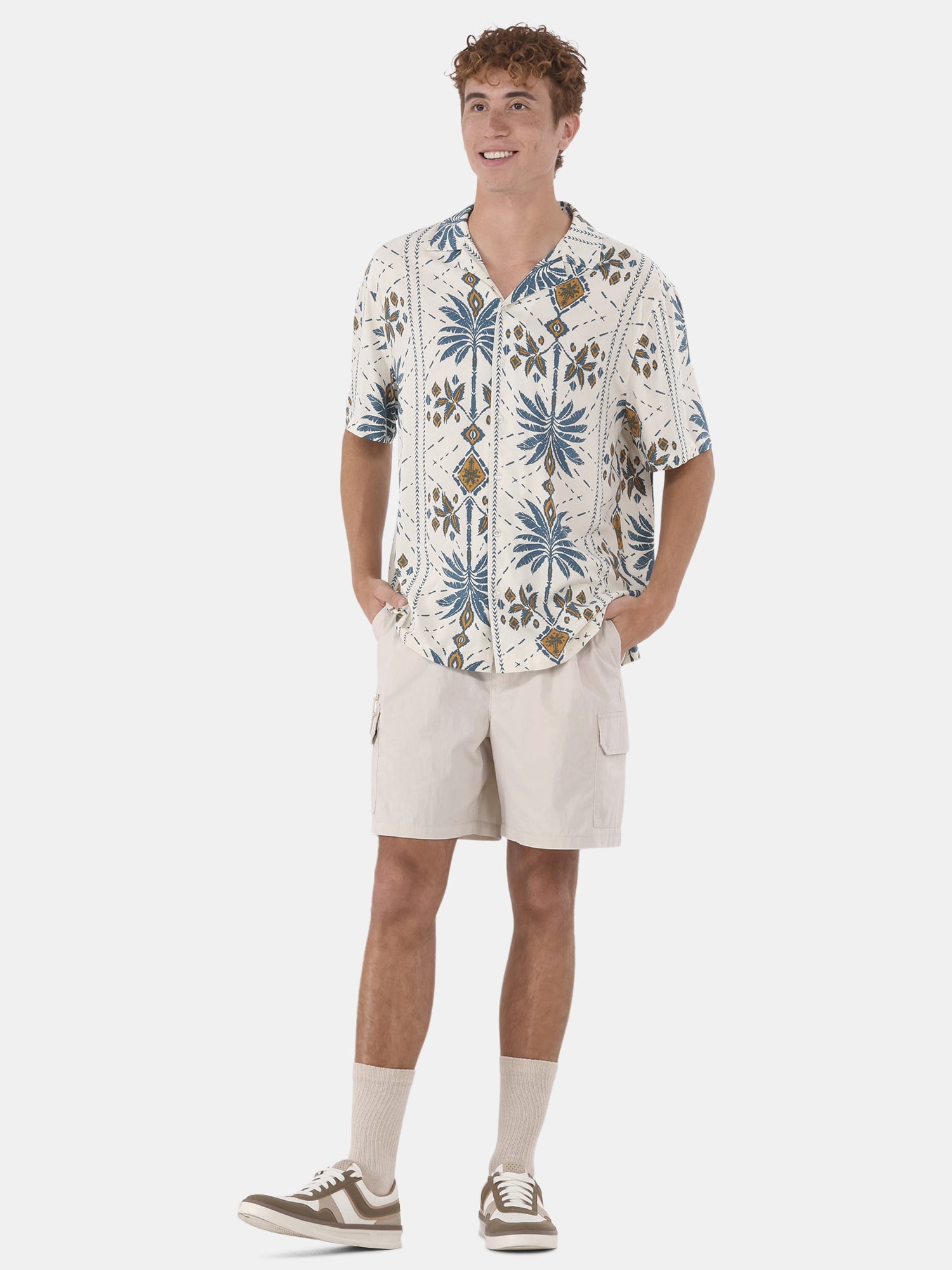 No Boundaries Men's & Big Men's 6" Cargo Short, Sizes XS-5XL