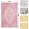 thumbnail image 5 of Boho Hand Towels,Antique Oriental Kitchen Towels,Pink Vintage Waffle Weave Tea Towels for Kitchen Bathroom Home,Boho Decorative Hand Towels(18×26 Set of 2), 5 of 5