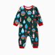 thumbnail image 2 of Conjunto de pijamas navideños a juego para toda la familia con estampado de luces navideñas, cordón y bolsillos (resistente al fuego), 2 of 5