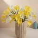 thumbnail image 4 of Flores artificiales Cateissary poliuretano duradero amarillo puro, 4 of 6