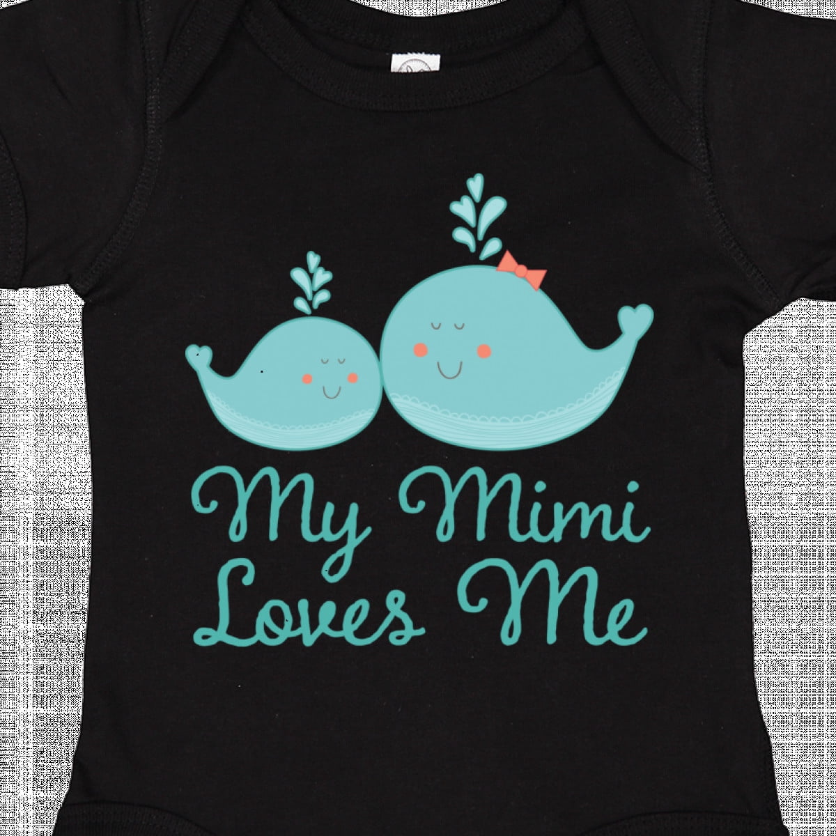 Inktastic My Mimi Loves Me Boys or Girls Baby Bodysuit