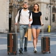 thumbnail image 5 of 5 Piece Luggage Sets Hardshell Babyqueen Nesting Spinner Suitcases with Carry on Checked Duffel and Toiletry Bag TSA Lock Lightweight for School Family Travel, 5 of 11