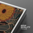 thumbnail image 5 of IDEA4WALL Framed Canvas Print Wall Art Set of 3 Abstract Floral and Fauna Vibrant Bohemian Garden Wall Decor Botanical Pattern Retro Prints Nature Wildflowers Minimal Artwork - 24"x36"x3 White, 5 of 5