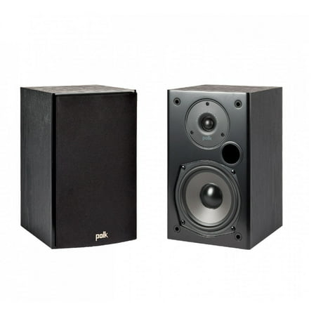 Polk Audio T15 Home Theater and Music Bookshelf Audio Stereo Speakers, (Best Bookshelf Speakers For Vintage Receiver)