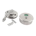 thumbnail image 2 of Cerradura de baño "Libre/Ocupado", indicador de cerradura de puerta con indicador de ocupación, pestillo de seguridad para inodoro., 2 of 9