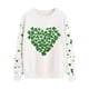 thumbnail image 2 of TaTaai St Patricks Day Sweatshirt Women Shamrock Long Sleeve Shirt Irish Festival Holiday Crewneck Causal Top Gift, 2 of 5