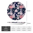 thumbnail image 2 of Honeii Rose Flowers Print Elegant Bone China Decorative Plate, Porcelain Plate,Art Crafts,Ceramic Ornaments for Home Office Wall Decor-8in, 2 of 6