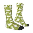 thumbnail image 3 of Uemuo Lovely Chickens Pattern Women's Crew Socks, Soft Durable Breathable Moisture-Wicking with Odor Control Cotton socks, 3 of 9