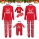 thumbnail image 2 of Nuevo conjunto de ropa familiar navideña, mamelucos para bebés, ropa de casa de manga larga con letras, pijamas a juego para la familia, 2 of 5