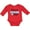 Red, variant on Inktastic Future Soccer Star Boys Long Sleeve Baby Bodysuit