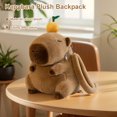 thumbnail image 4 of Mochila Escolar Capibara Felpa Bolso Piel para Estudiantes Minimochila Divertida, 4 of 9