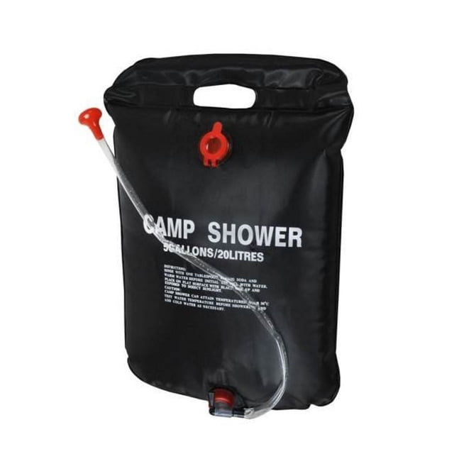 Ducha solar Ducha de camping Ducha 20L Ducha exterior Ducha solar negra Bolsa de ducha 1168